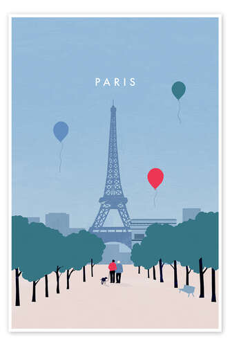 Poster Paris - Travel Art