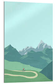 Galleritryck Bike ride in the Alps