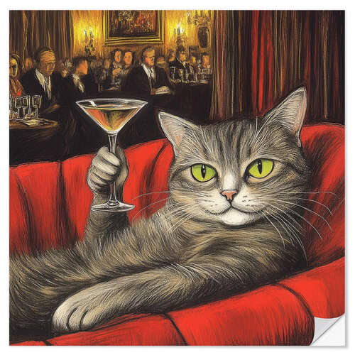 Sisustustarra The Martini Cat