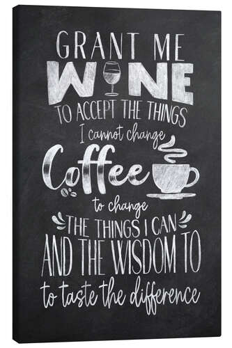 Lienzo Wine And Coffee