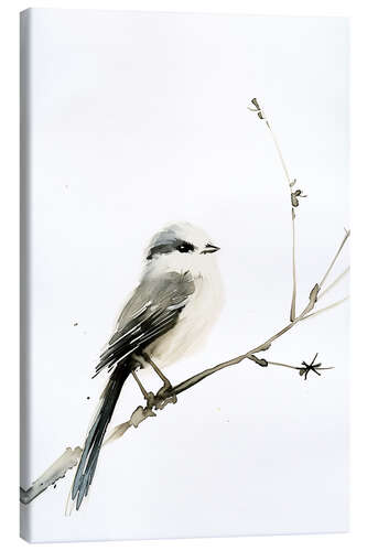 Canvas print Watercolour Long-tailed Tit