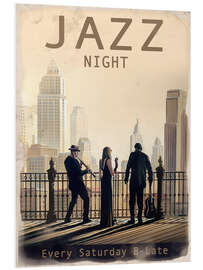 Foam board print Chicago Jazz Night