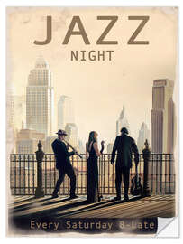 Wandsticker Chicago Jazz Night