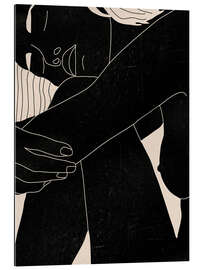 Stampa su plexi-alluminio Abstract Art Nude