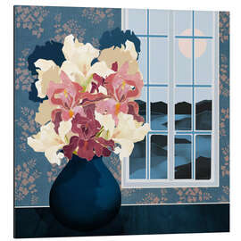 Aluminium print Cottage Iris View