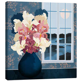 Canvas print Cottage Iris View - SpaceFrog Designs