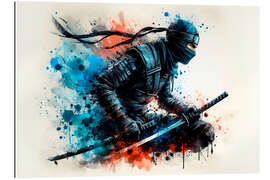 Gallery print Ninja warrior in watercolour I