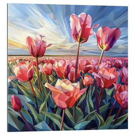 Galleriprint Scarlet tulips