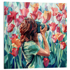 Gallery print Tulip field in Amsterdam