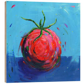 Holzbild Tomate - Dawn Underwood