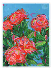 Wall print Roses - Dawn Underwood