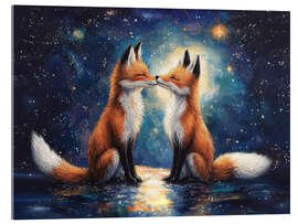 Akrylbilde Midnight Kiss