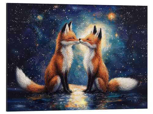 Aluminiumtavla Midnight Kiss