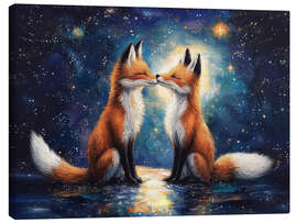 Canvas print Midnight Kiss - DejaReve