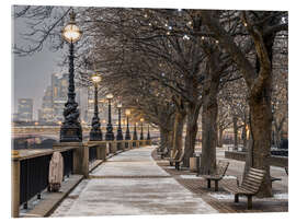 Obraz na szkle akrylowym South Bank Promenade, London - Assaf Frank