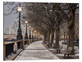 Magnettafel South Bank Promenade, London