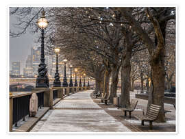 Póster South Bank Promenade, London - Assaf Frank