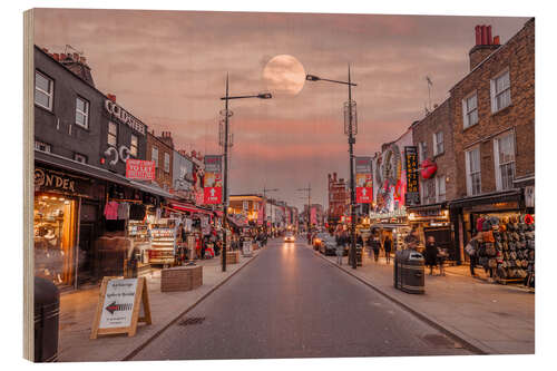 Trätavla Camden High Street, London