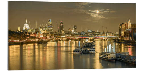 Tableau en aluminium London Skyline