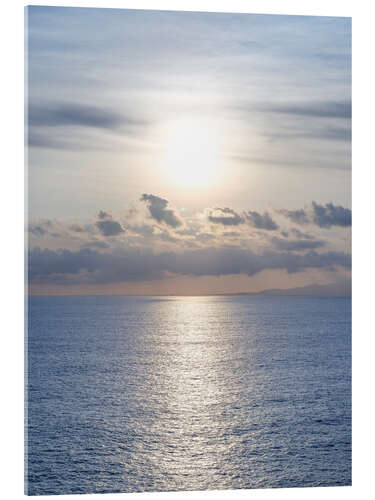 Acrylic print Beautiful Sunset Sky