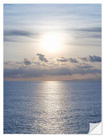 Wandsticker Schöner Sonnenuntergangshimmel