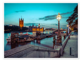Obraz Twilight Thames Embrace - Assaf Frank