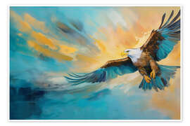 Wall print Adler - Stephanie Wittenburg