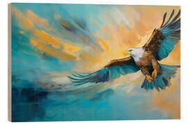 Holzbild Adler - Stephanie W.