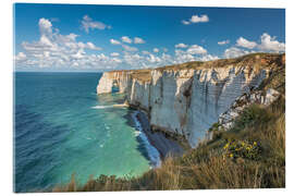 Cuadro de metacrilato Cliff coast in Etretat, Normandy, France - Christian Müringer