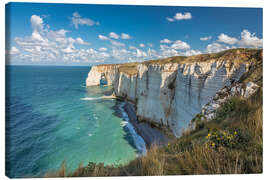 Obraz na płótnie Cliff coast in Etretat, Normandy, France - Christian Müringer
