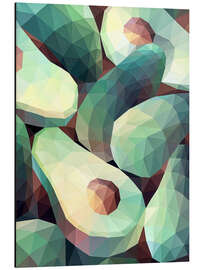 Aluminium print Avocado Love
