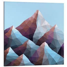 Magnettafel Blaue Berge