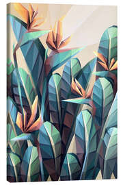 Canvas print Tropical Strelitzia - Maria Tuzhilkina