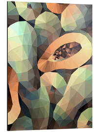 Alubild Frische Papaya