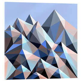 Cuadro de metacrilato Snow Mountains