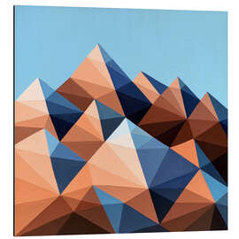 Alubild Morgenerfrist in den Bergen - Maria Tuzhilkina