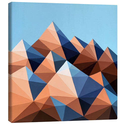 Tableau sur toile Dawn in the mountains