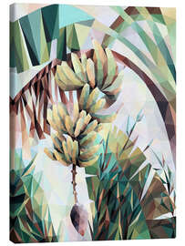 Canvas print Palms and Bananas - Maria Tuzhilkina