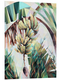 Quadro em PVC Palms and Bananas - Maria Tuzhilkina