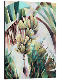 Magnettafel Palmen und Bananen