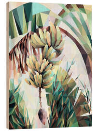 Obraz na drewnie Palms and Bananas