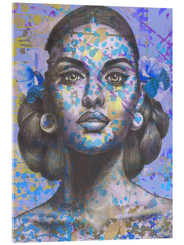 Acrylglasbild Purple Vibrance
