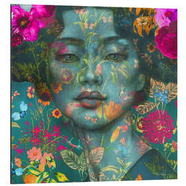 Quadro em alumínio Asian Aquamarine Beauty - Sis Gardner