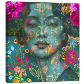 Stampa su tela Asian Aquamarine Beauty - Sis Gardner