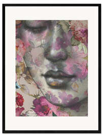 Framed art print Pink Petals - Sis Gardner