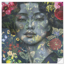 Adesivo murale Beauty in a Women