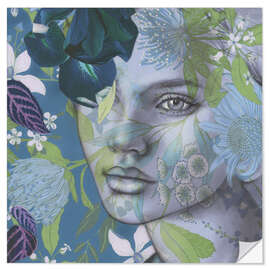 Naklejka na ścianę Hidden Beauty - Sis Gardner