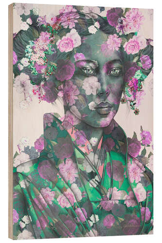 Wood print Surrounded by Love
