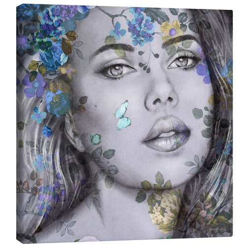 Canvas print Blue Blossom