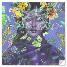 Wandsticker Butterfly love